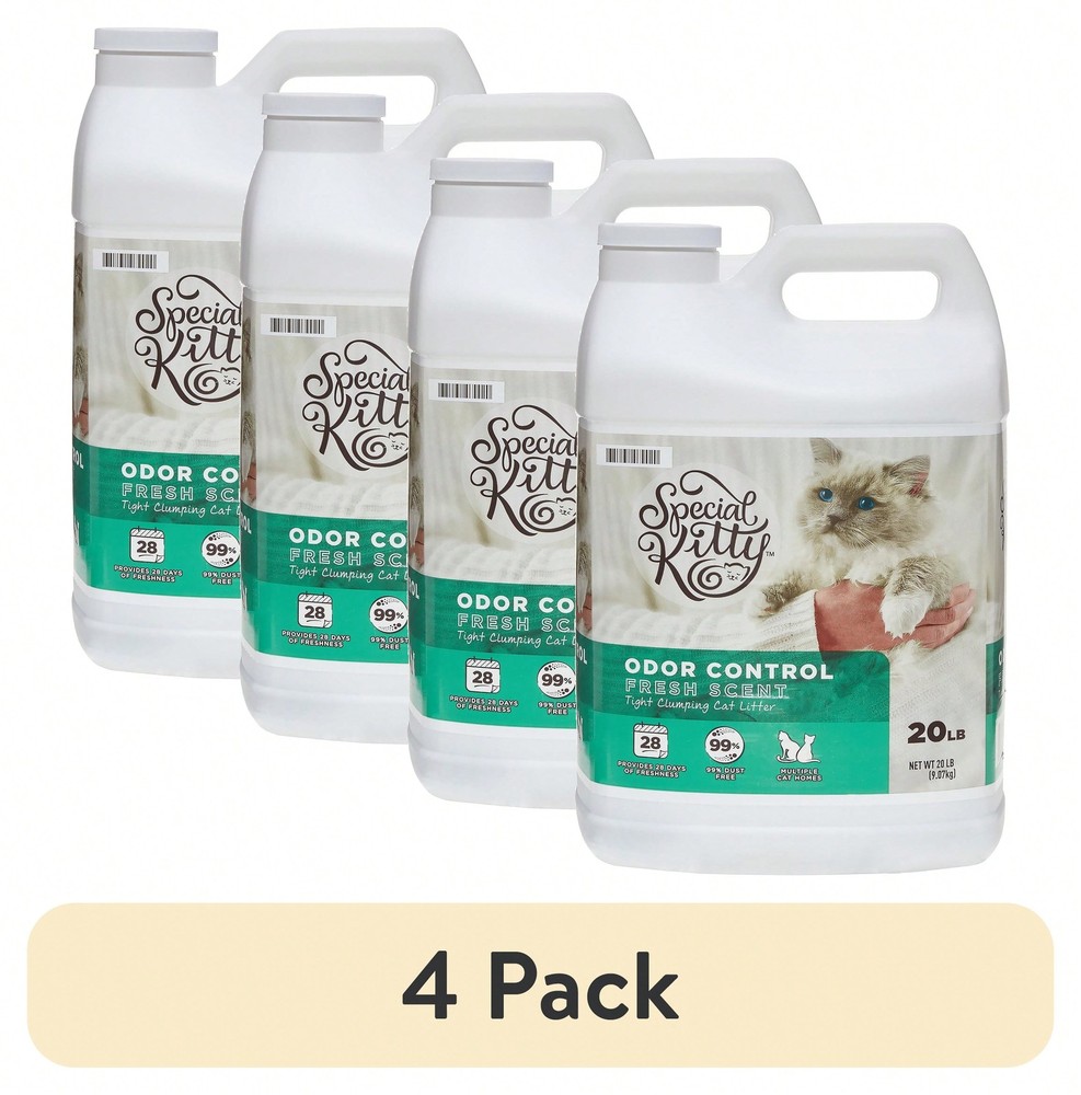 Clumping Clay Cat Litter, Fresh Scent, 20 Lbs Jug