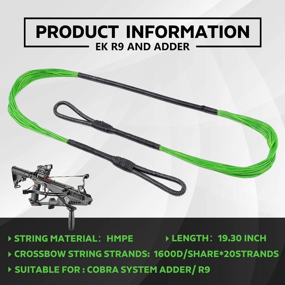 19.3" Cobra Adder Crossbow String Cobra Adder String R9 Adder Crossbow Access...