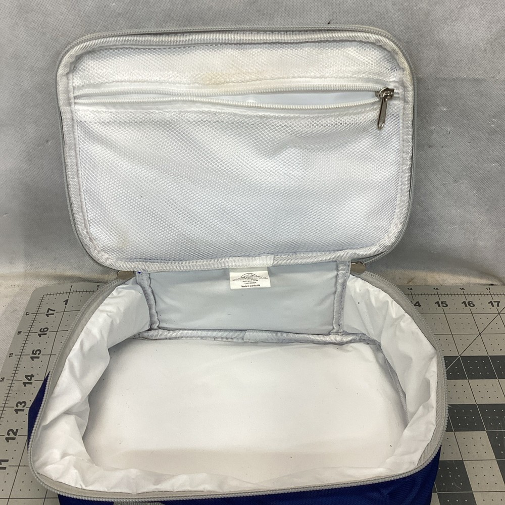 BUC-EES BLUE Zippered Lunch Box Tote