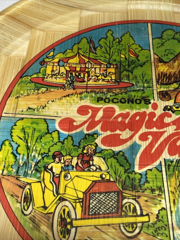 Vintage Poconos Magic Valley 13 inch Tray