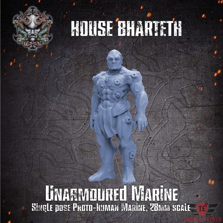 Unarmored Space Marine Standing | Tagged Events