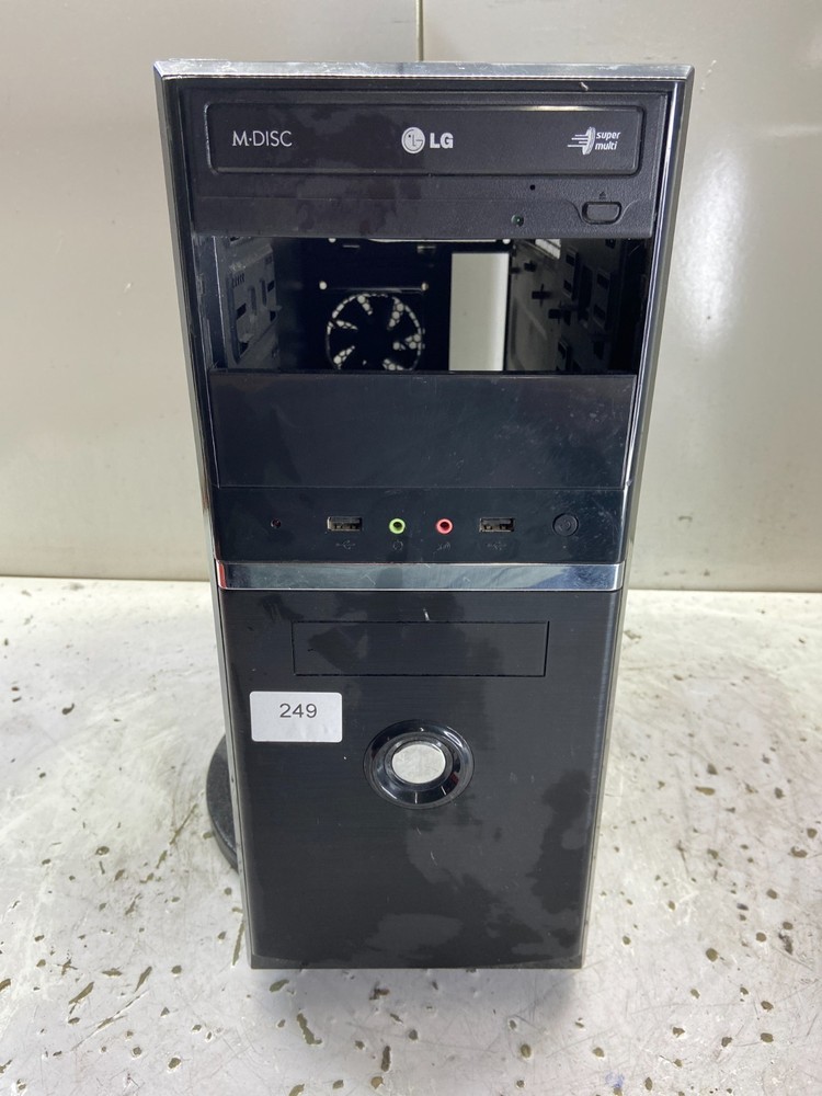 Vintage Retro Black Sleeper Build 2000s ATX Case