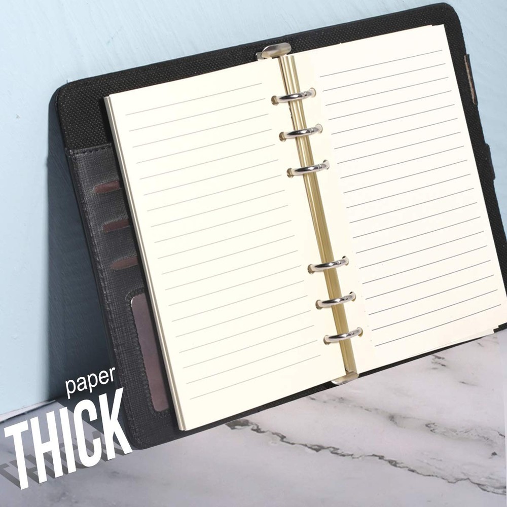 Refill Lined Paper, Leather Journal Refills Lined, 6-Holes Inserts (320 Pages...