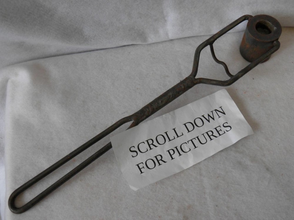 BLACKSMITH MADE METAL MELTING CRUCIBLE