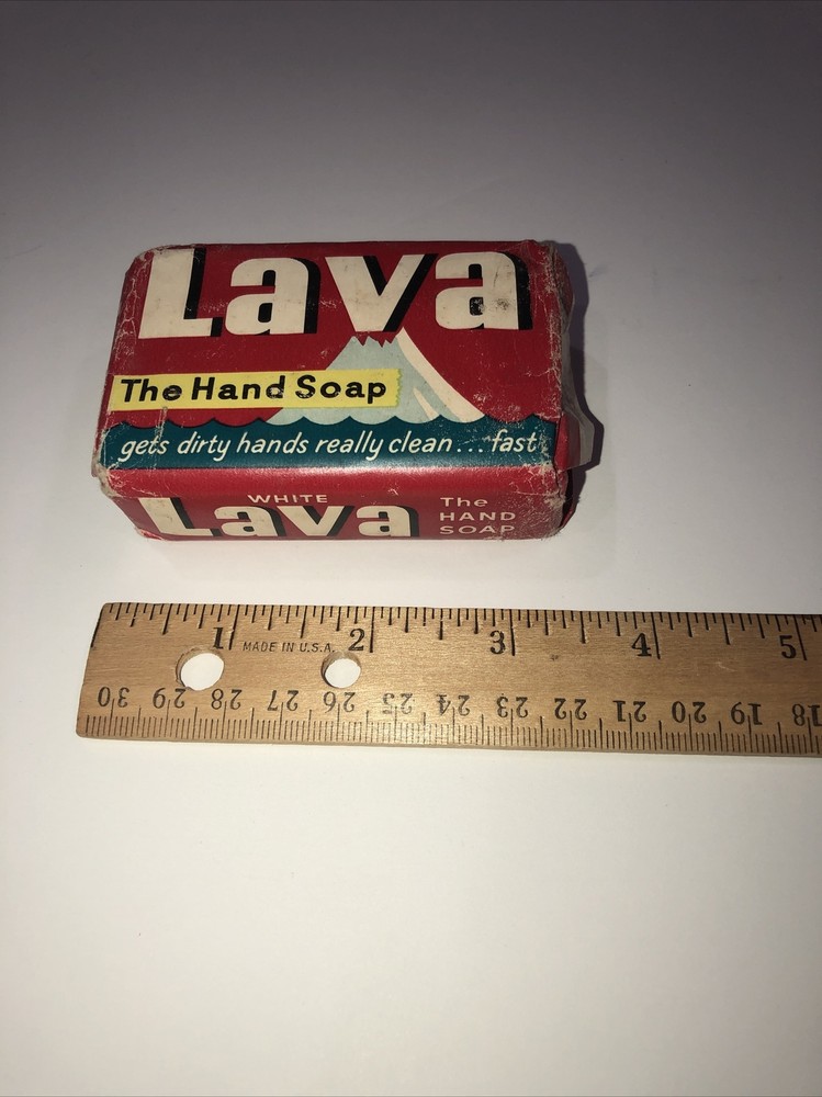 LAVA White Hand Soap Bar Regular Size Vintage Packaging -Unopened