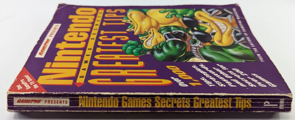 GamePro Nintendo Games Secrets Greatest Tips Book