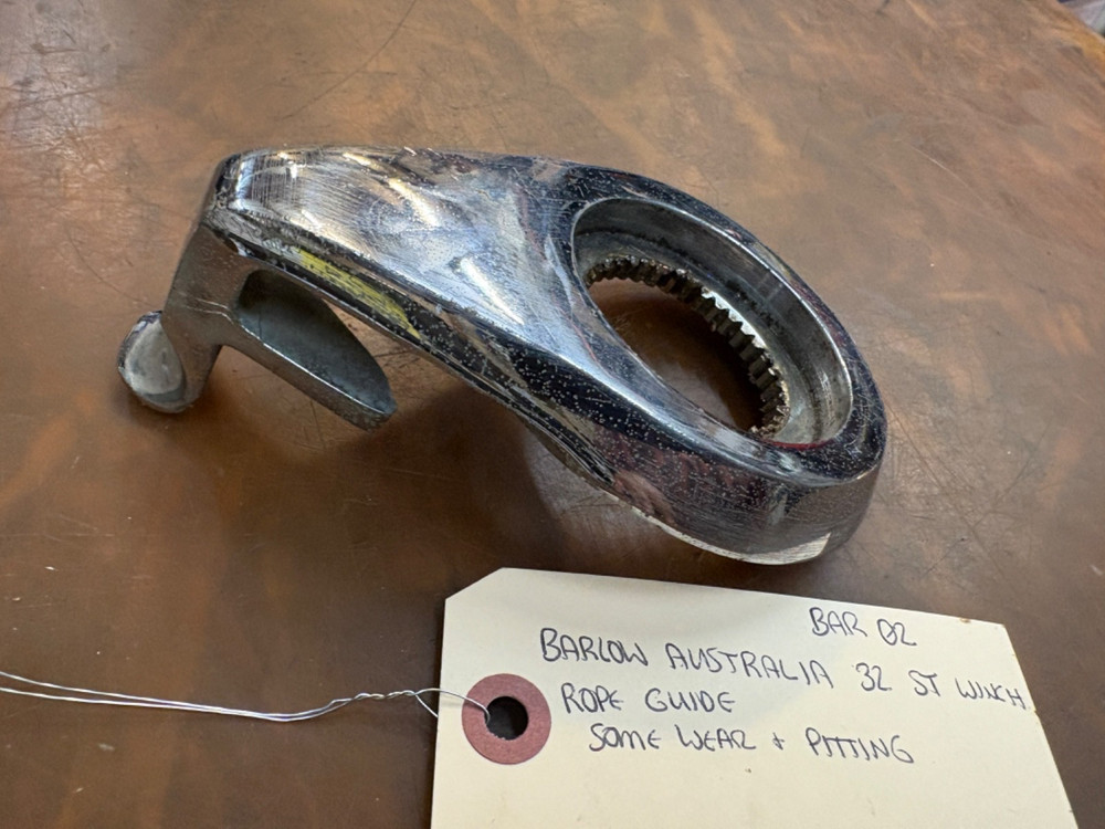 BARLOW AUSTRALIA 32 ST WINCH ROPE GUIDE