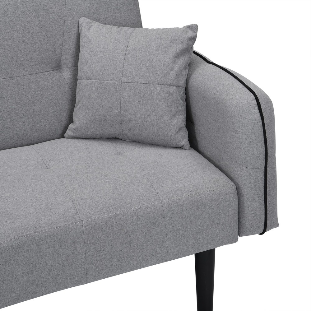 Folding Ottoman Sofa Bed with stereo (Gray)|Gray