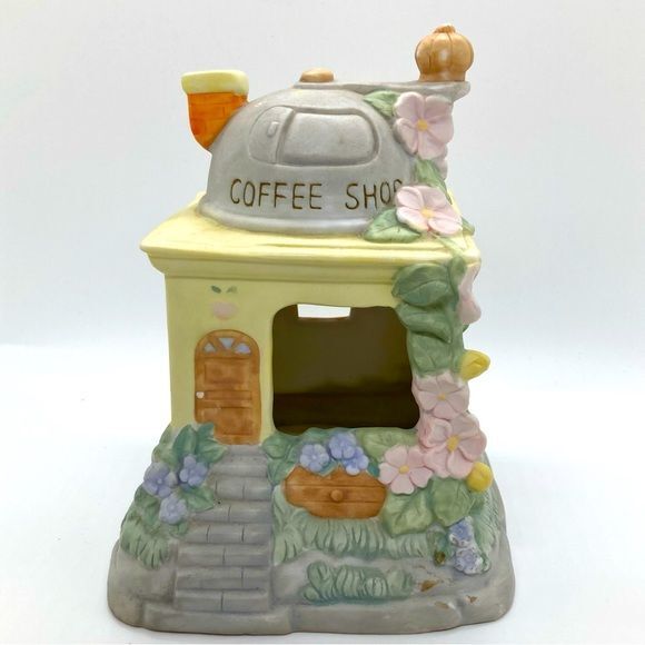 Ceramic Bisque Coffee Shop Building AGC