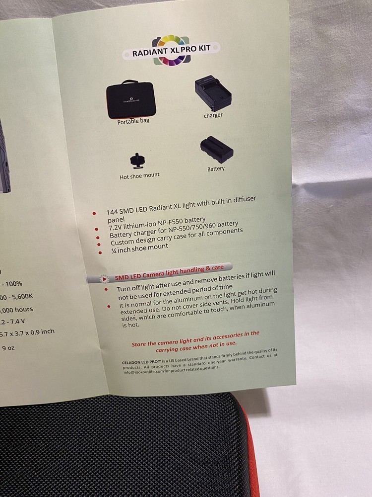 Celadon 144 SMD LED PRO Radiant XL Light Kit With Built In Diffuser Panel