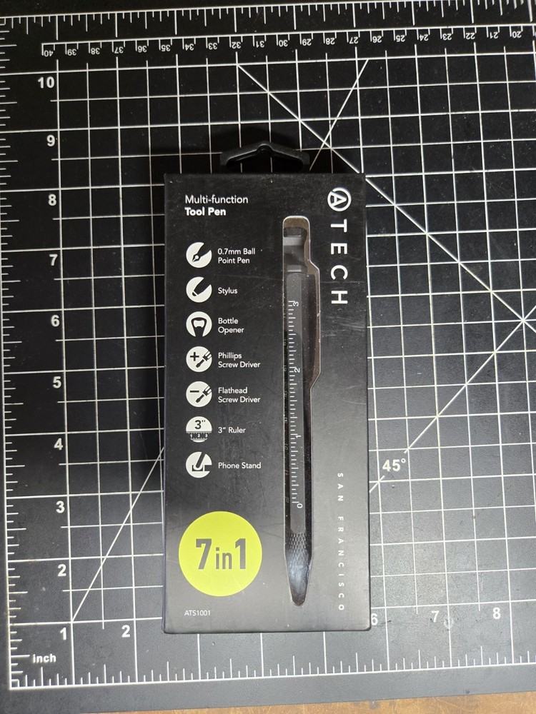 atech ats1001 multifunction tool pen stylus screwdriver phone stand