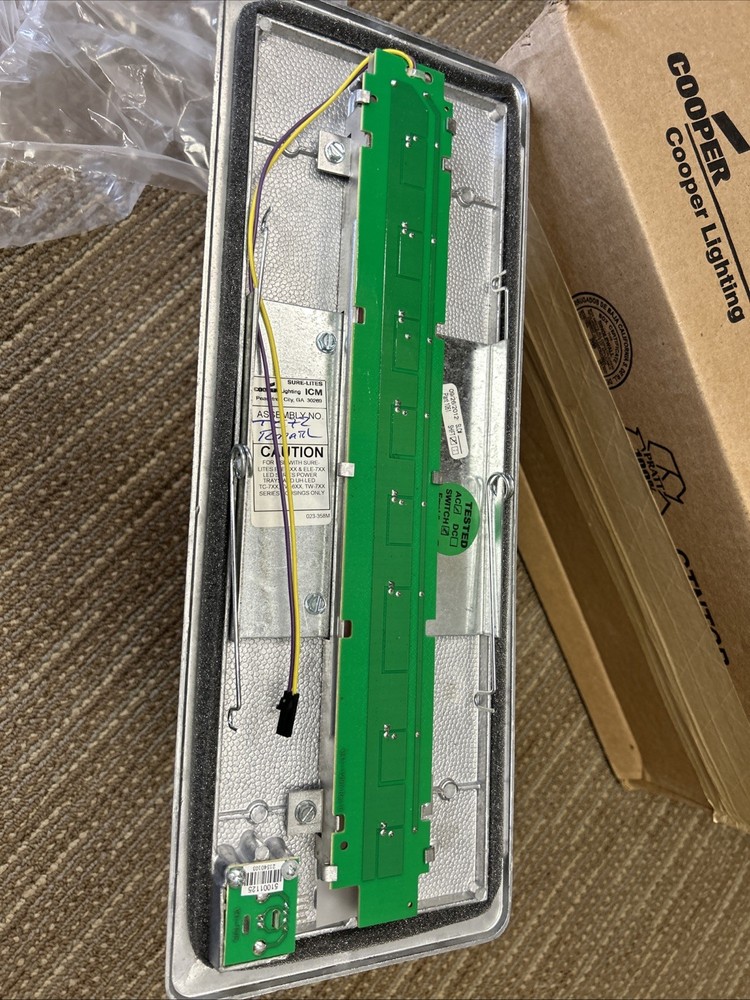 Cooper Emergency Lighting Exit Sign