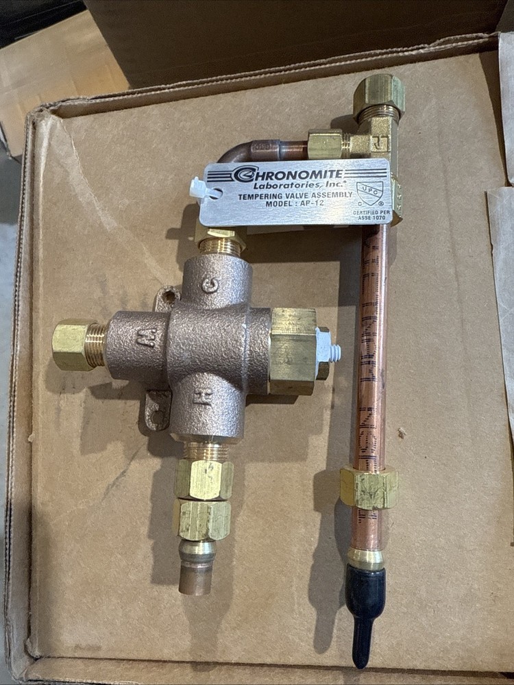 Chronomite Tempering Valve Tankless Water Heater External Mixing Valve Ap-12