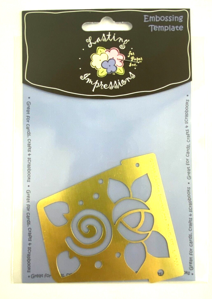 Lasting Impressions Embossing Template Brass Stencil - L1055