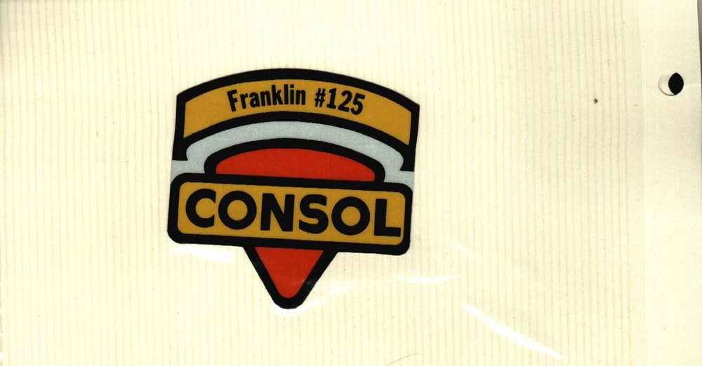 NICE GEORGETOWN # 19 P/P SHIELD CONSOL COAL CO. COAL MINING STICKERS # 1219