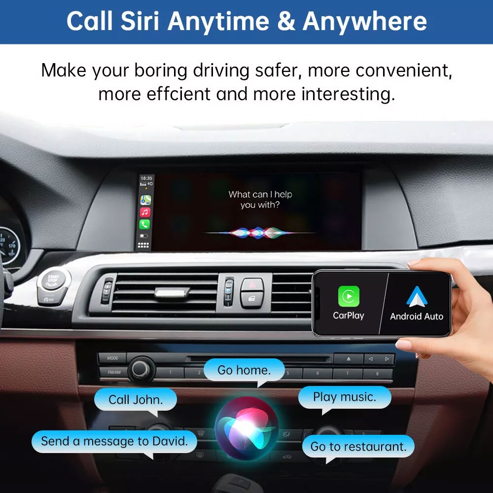 For BMW 328i 2008-2013 CIC System Wireless Apple Carplay Android Auto Module