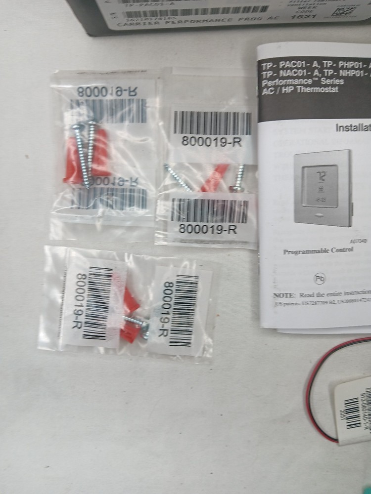 Carrier TP-PAC01-A Performance Edge Programmable Thermostat