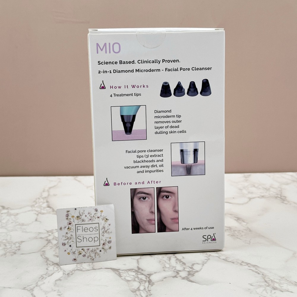 Spa Sciences MIO Pore Extraction Diamond Microdermabrasion SEALED 100%Authentic