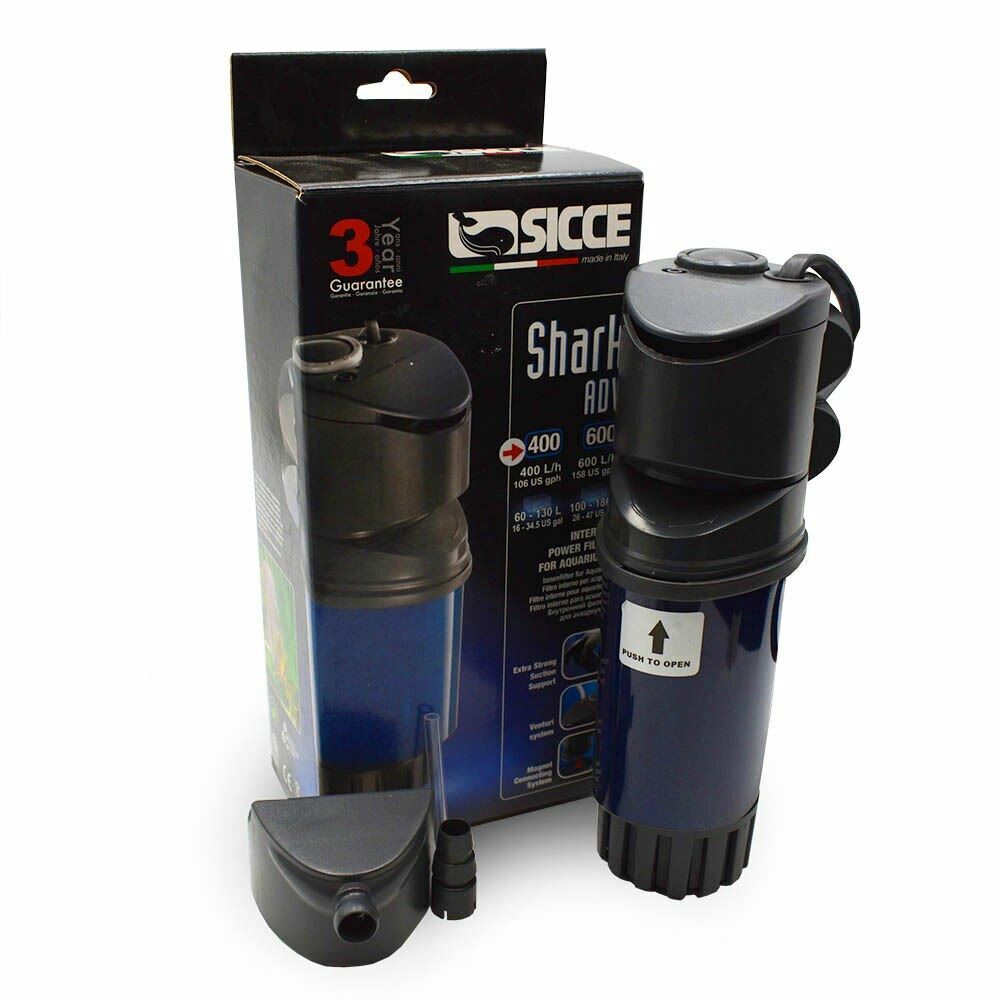 Shark ADV 400 Internal Aquarium Filter (106 gph) - Sicce