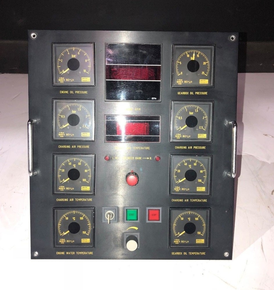 Deutz TBD 604B V12 / TBD 620 V12 Engine Instrument Control Panel