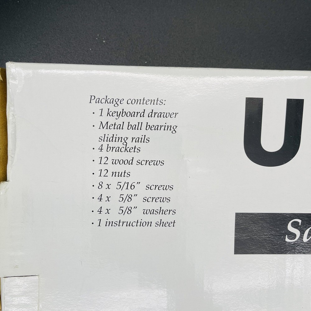 Vintage Under Desk Keyboard Drawer Computer City NEW