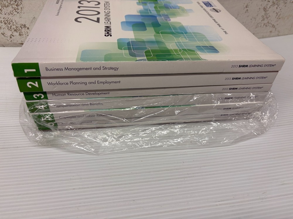 SHRM Learning System Books 2013 (Modules 1-6 plus prep book) (21820RK)