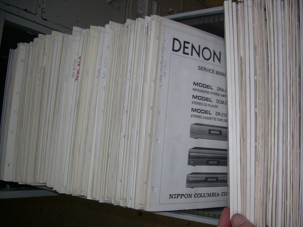 Denon Original Service Manual for DCD-1560