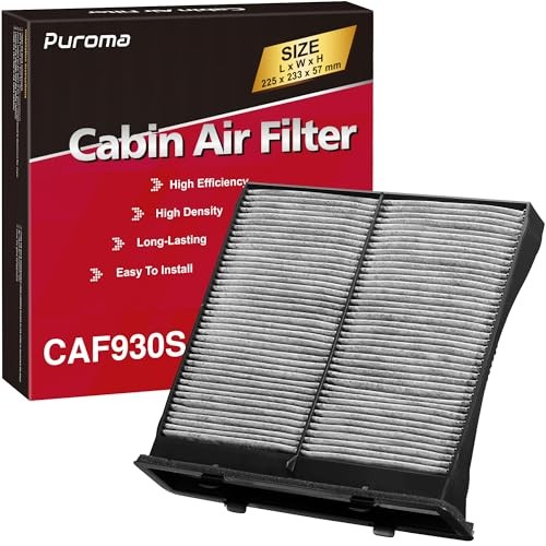 Cabin Air Filter with Activated Carbon, Replacement for CP930, CAF930S
