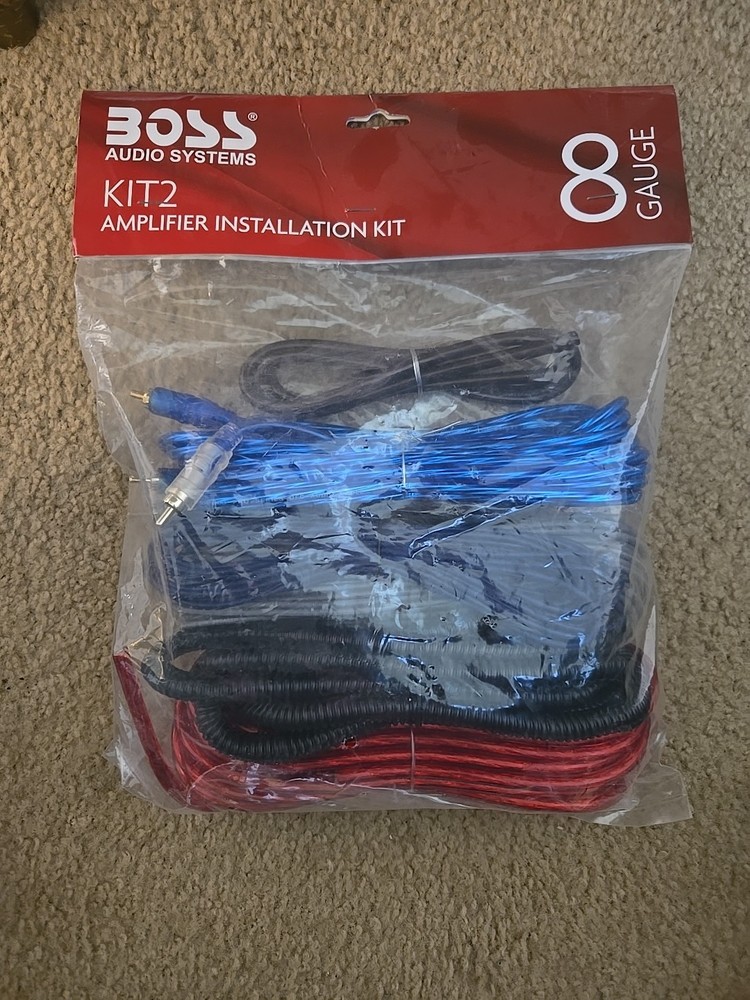 BOSS Audio KIT2 8 Gauge Amplifier Installation Kit