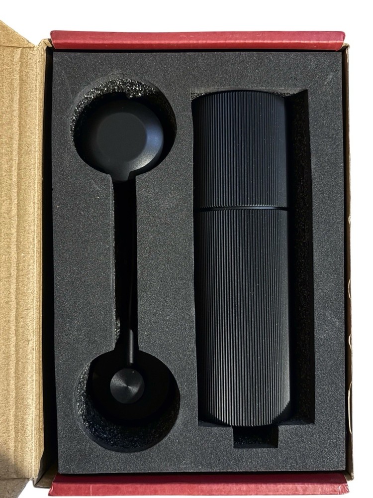 Manual Coffee Grinder Black Burr Portable