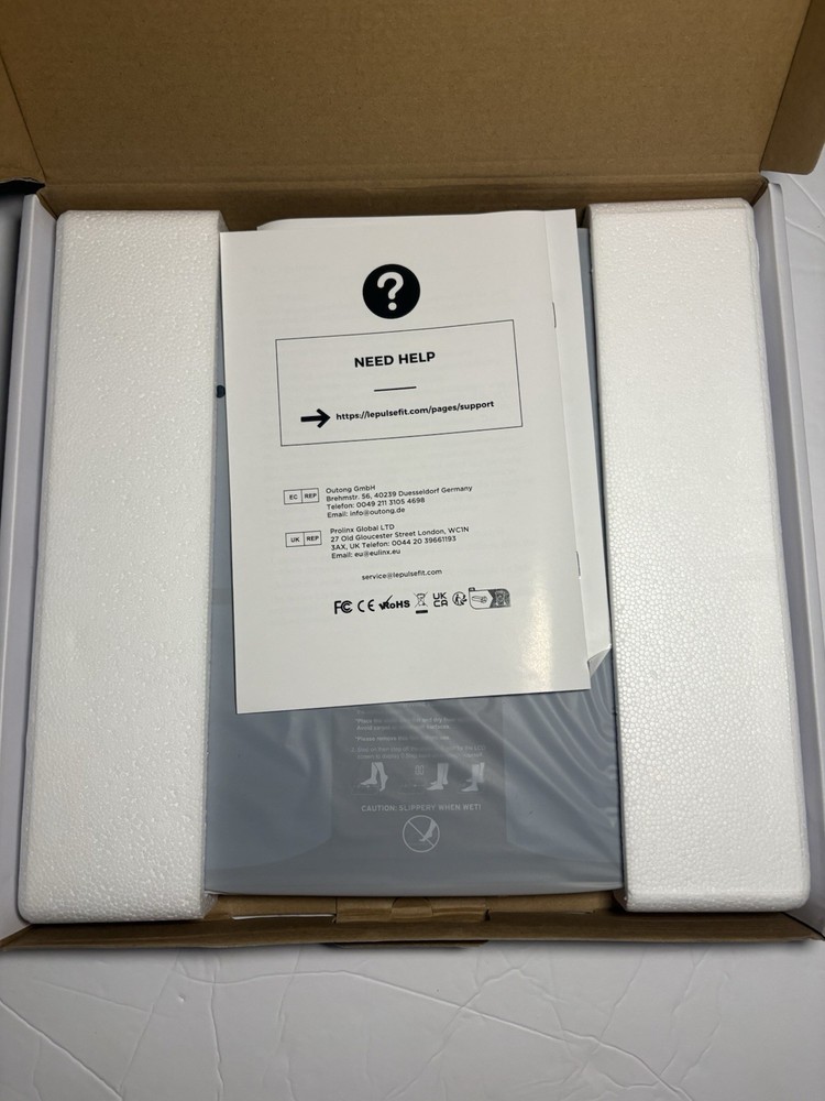 Lepulse Smart Body Fat Scale BMI Bluetooth Digital Weight Scale 400lb