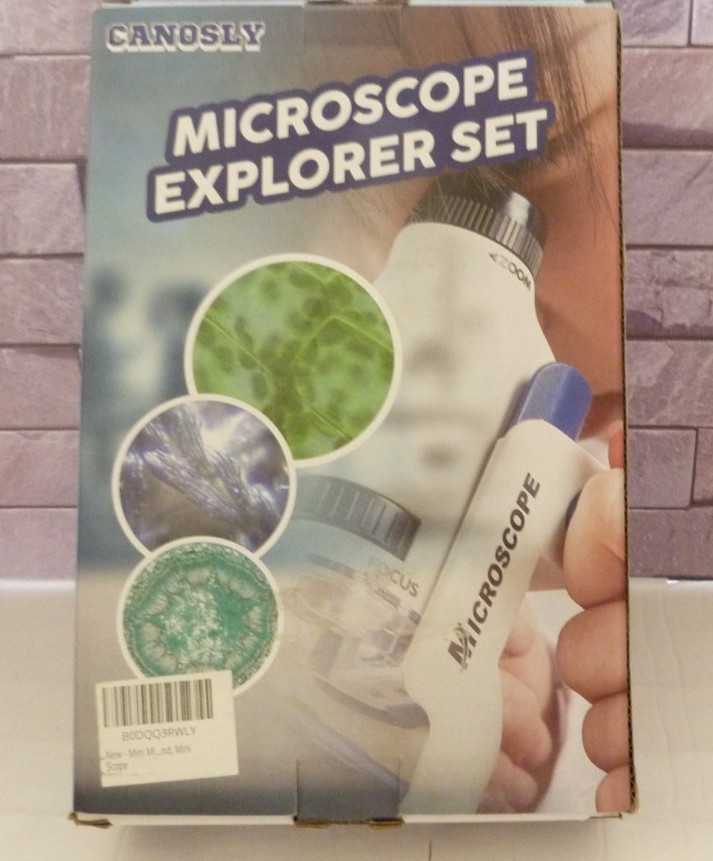 "Canosly" Kid's MICROSCOPE EXPLORER SET MINI MICROSCOPE