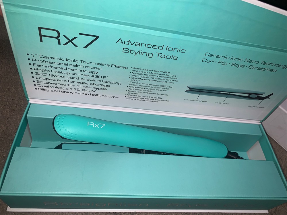 RX7:Nano Ceramic Ionic 1" Flat Iron