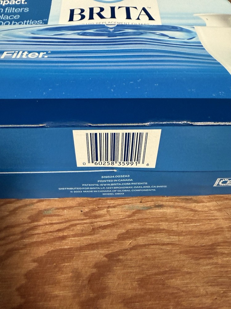 Brita 987554 Pitcher Replacement Filters - 10 Pack- Damaged Box- See Pictures