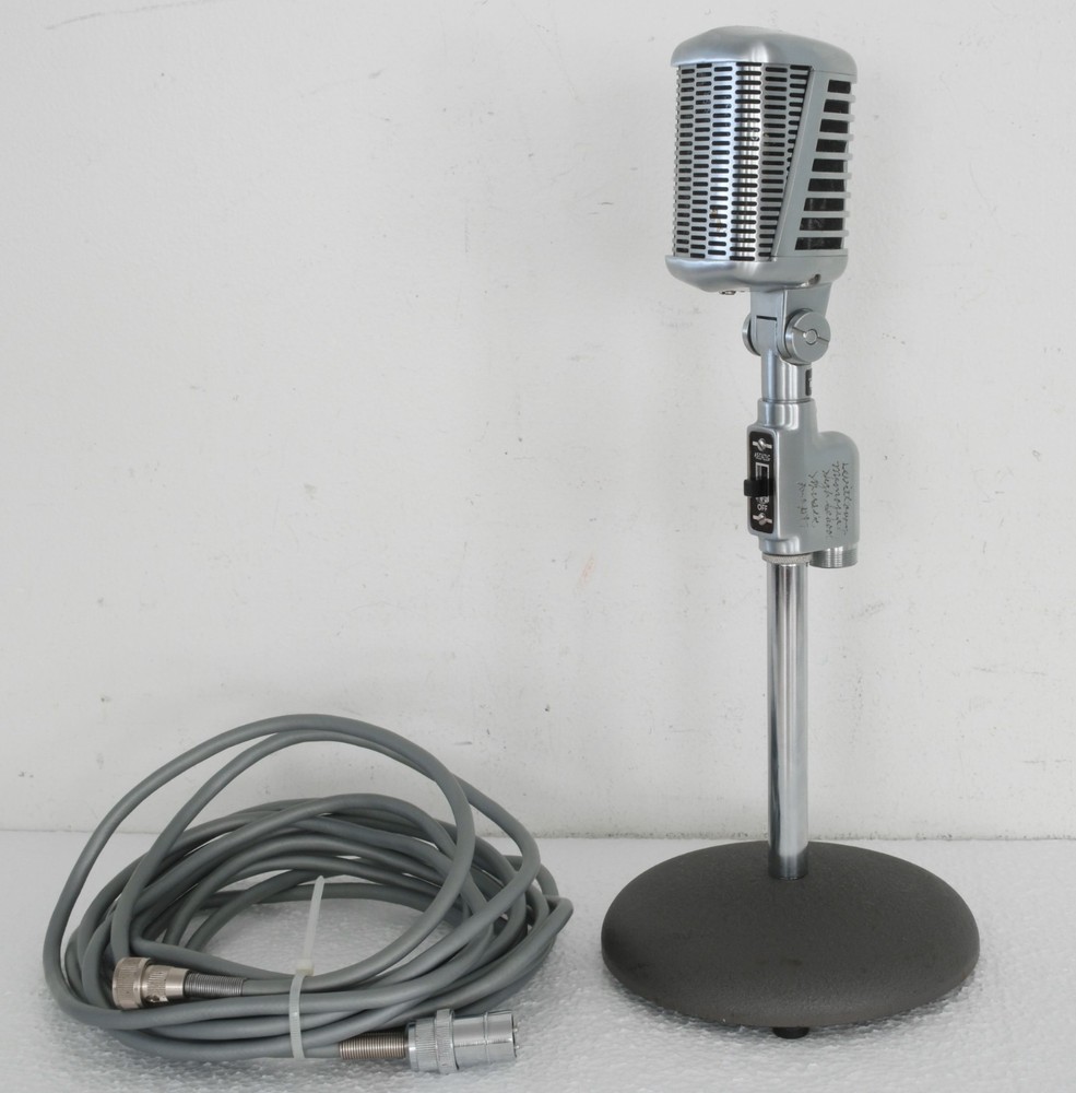 Astatic 77 Dynamic Cardioid Microphone with Stand and Cable