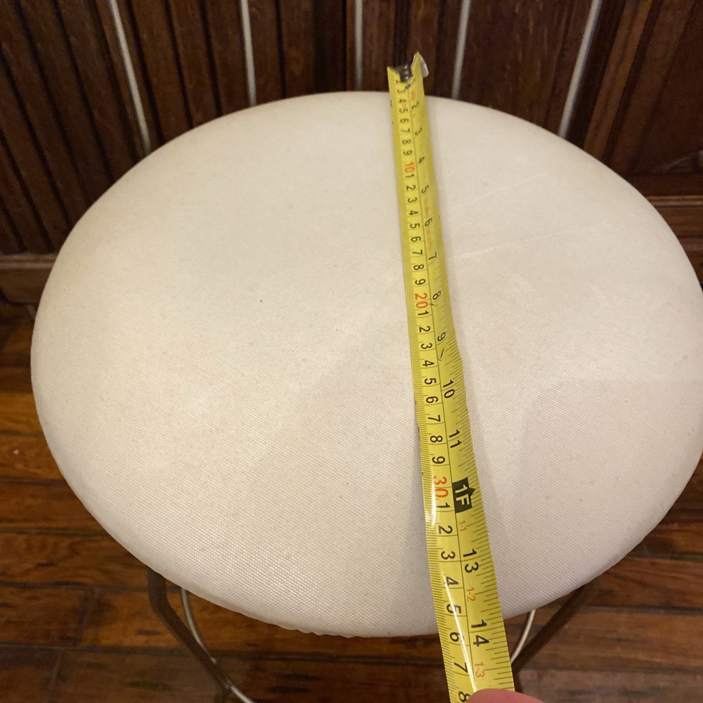 Vintage IRON WIRE VANITY CHAIR STOOL
