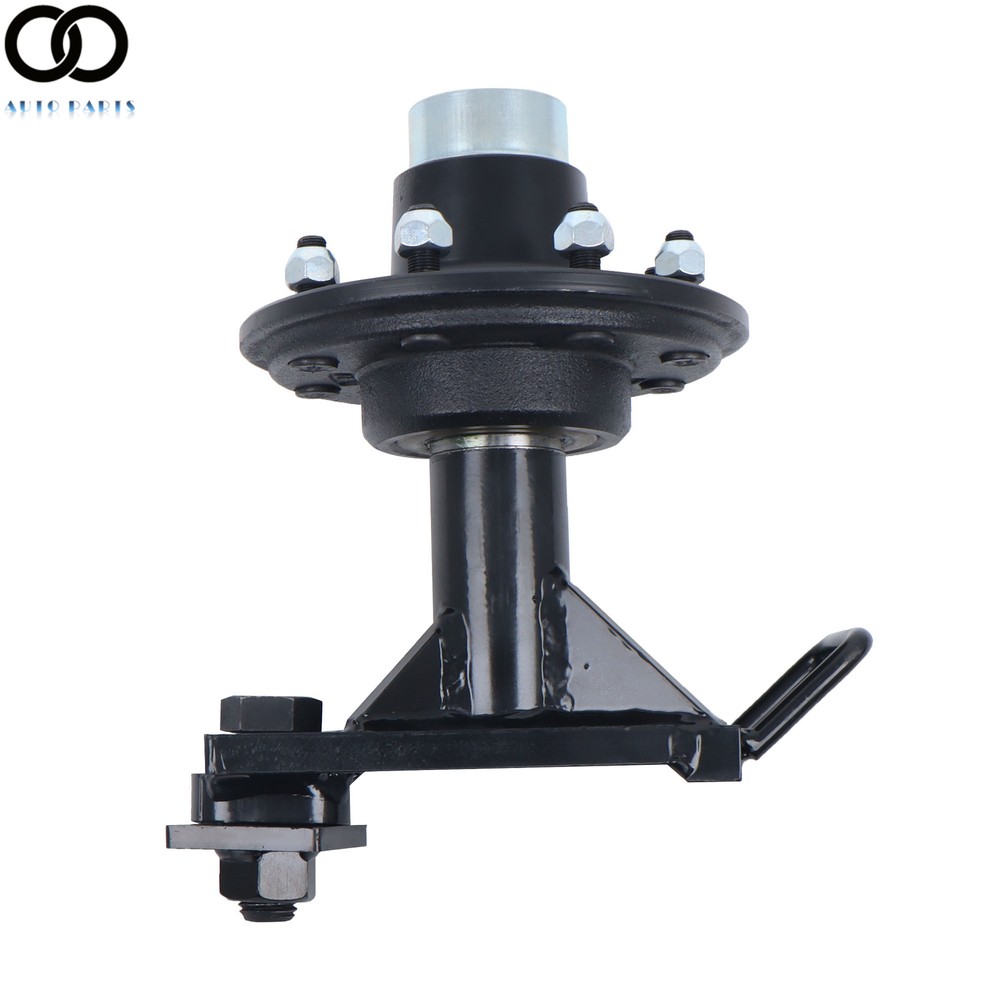 8 × 6.5 Lug 8000 LBS Shipping Container Wheels Bolt-on Spindle Kits with Handle