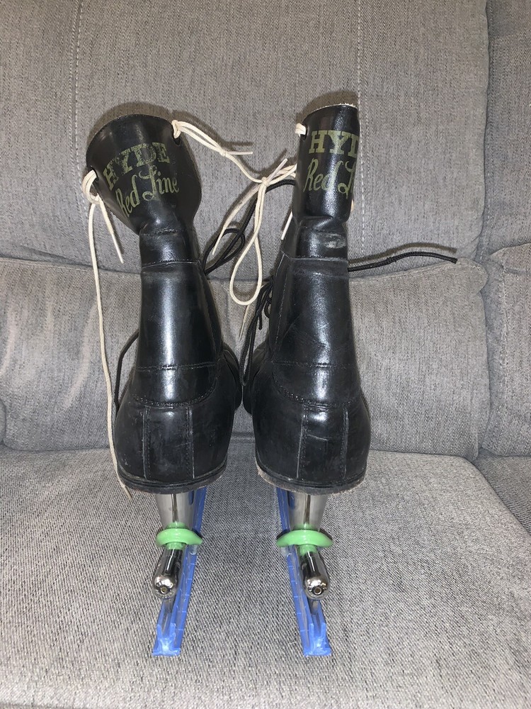 Vintage HYDE Red Line Custom Built Skates Black Size 12