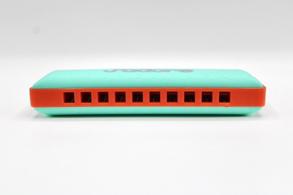 Target Bullseye Playground New J'adore Campfire Harmonica with case Green Mint