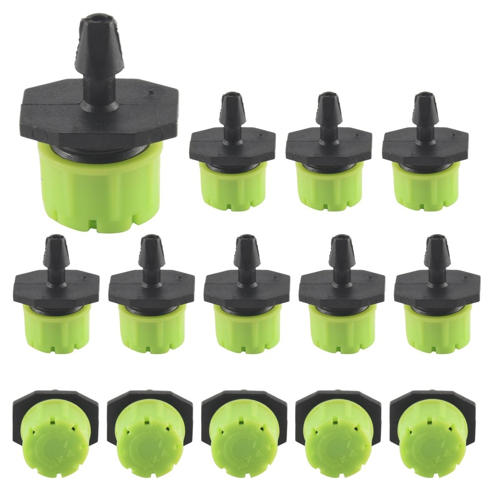 100Pcs 1/4Inch Adjustable Micro-Type Drip Irrigation System Watering5109