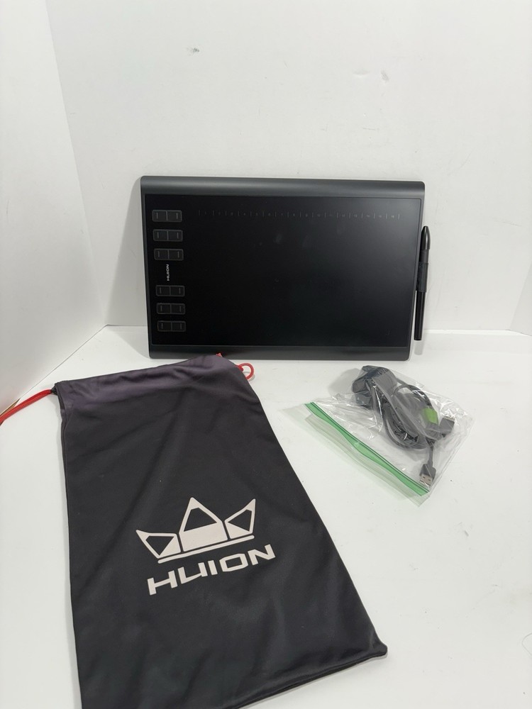 Huion  1060PLUS 8192 Graphics Pen Drawing Tablet - Black