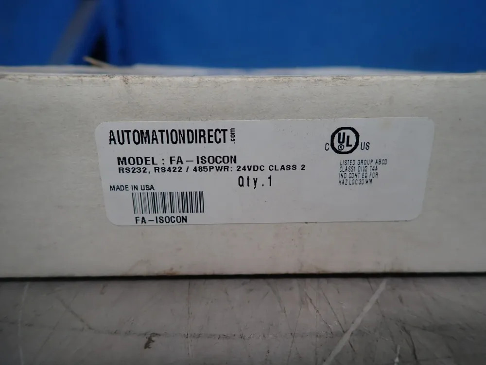 AUTOMATION DIRECT NETWORK ADAPTER FA-ISOCON