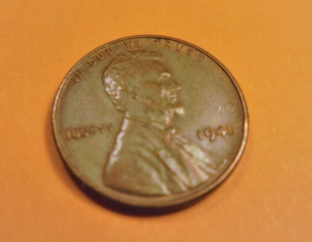 VERY RARE 1945 Wheat CENT (( No Mint Mark ))#ORR45