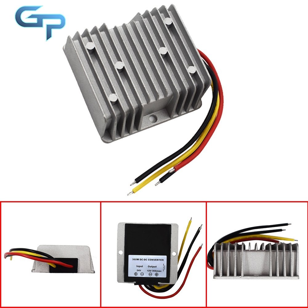 24V Step Down To 12V 30A 360W DC/DC Converter Regulator