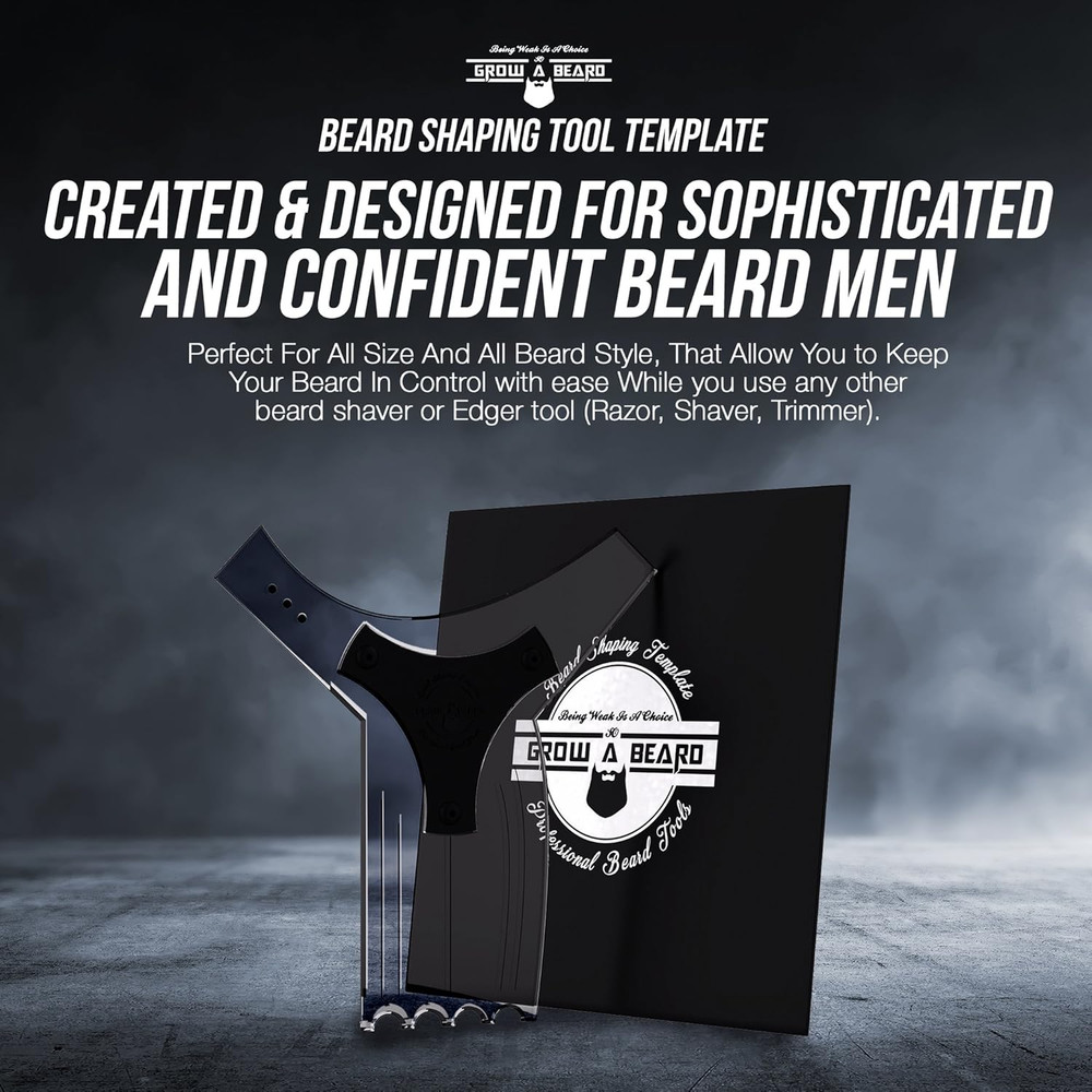 Beard Shaper & Barber Pencil, Beard Lineup Tool, Great Beard Guide Shaping Tool