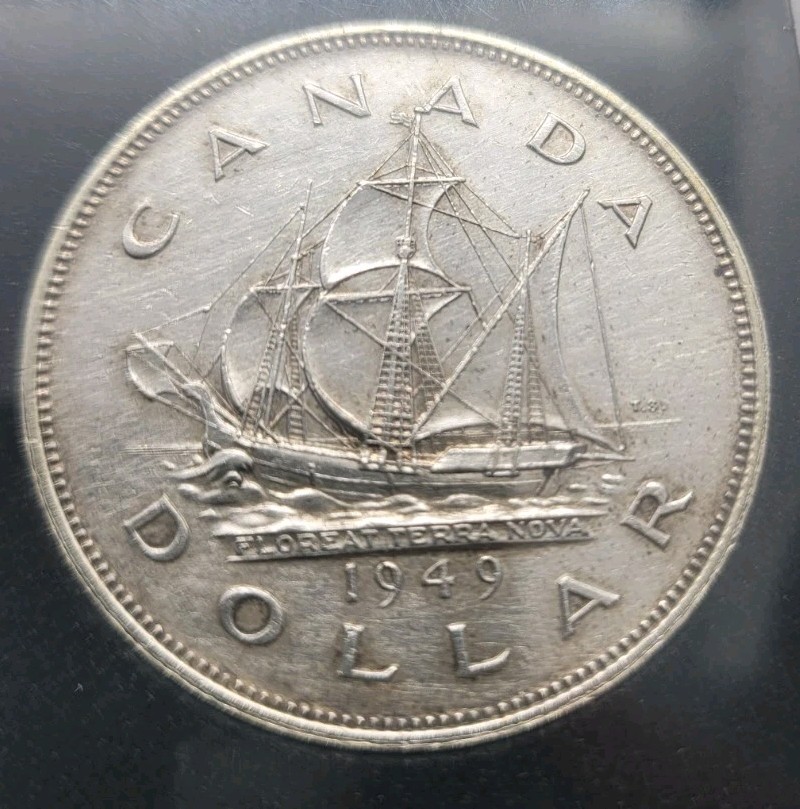 1949 Canada Silver Dollar – Newfoundland Confederation