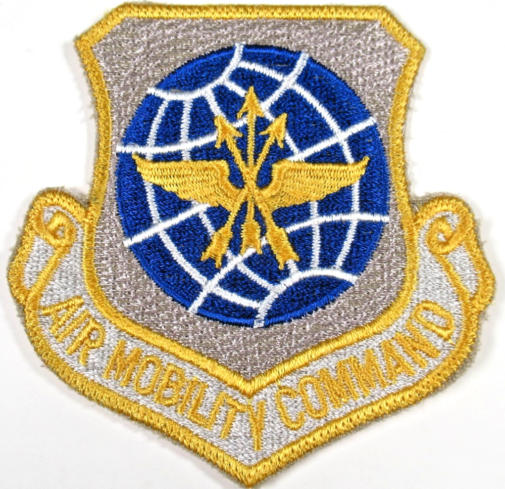 Air Mobility Command Vintage Embroidered Air Force Patch Sew On