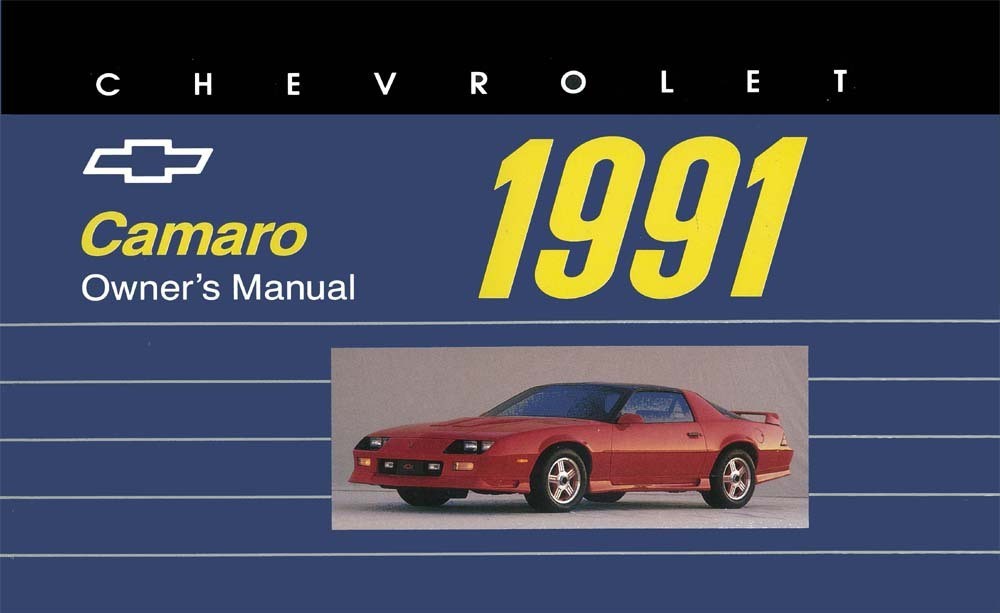 1991 Chevrolet Camaro Owners Manual User Guide