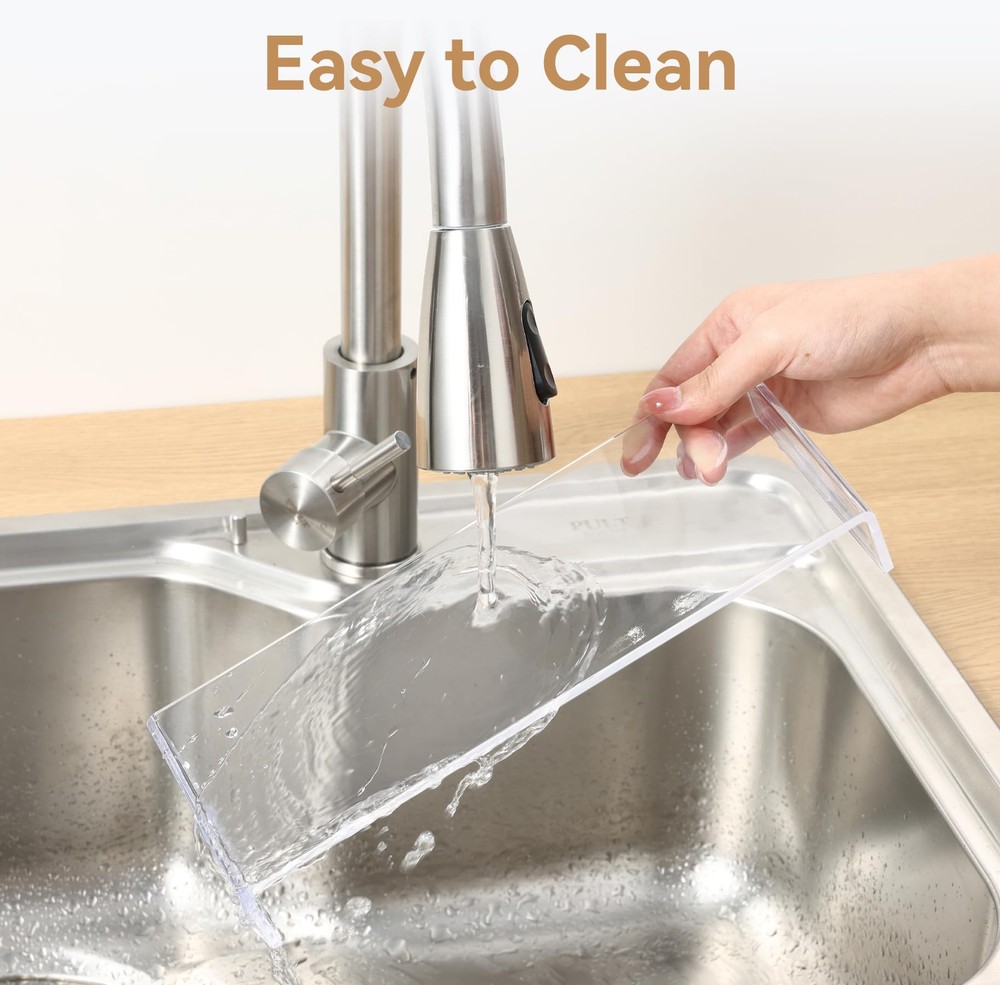 Large Acrylic Display Risers 2 Sets Clear Rectangular Showcase Collectibles D...