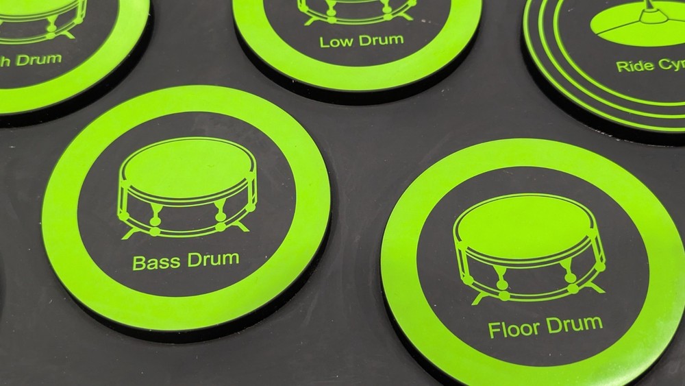 Quality Digital Drum Portable Electronic Drum Kit 9 Pads, Bluetooth